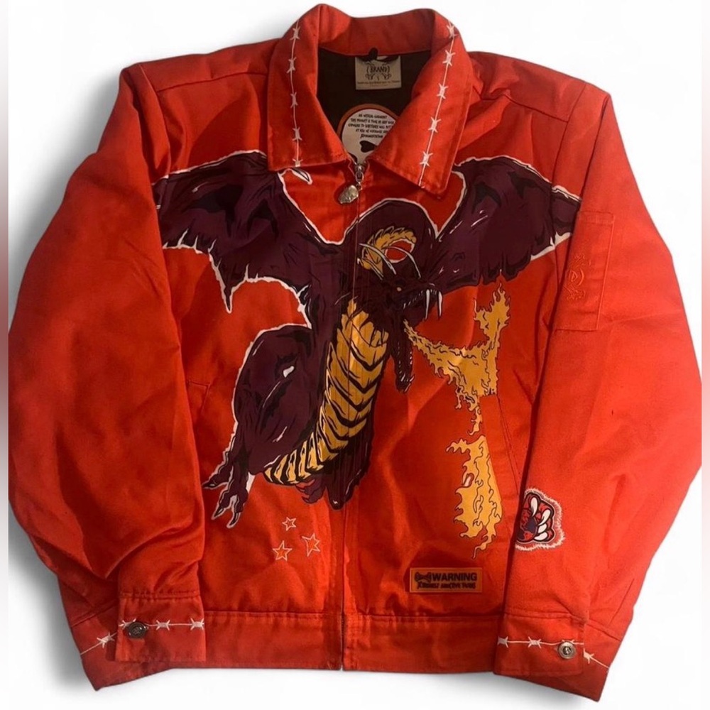 Dragon Print Bomber Jacket | BRANDX.STUDIO